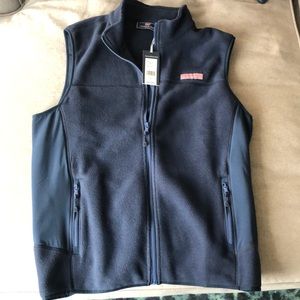 NWT Vineyard Vines Navy Vest - L